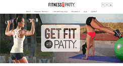 Desktop Screenshot of fitnessbypatty.com